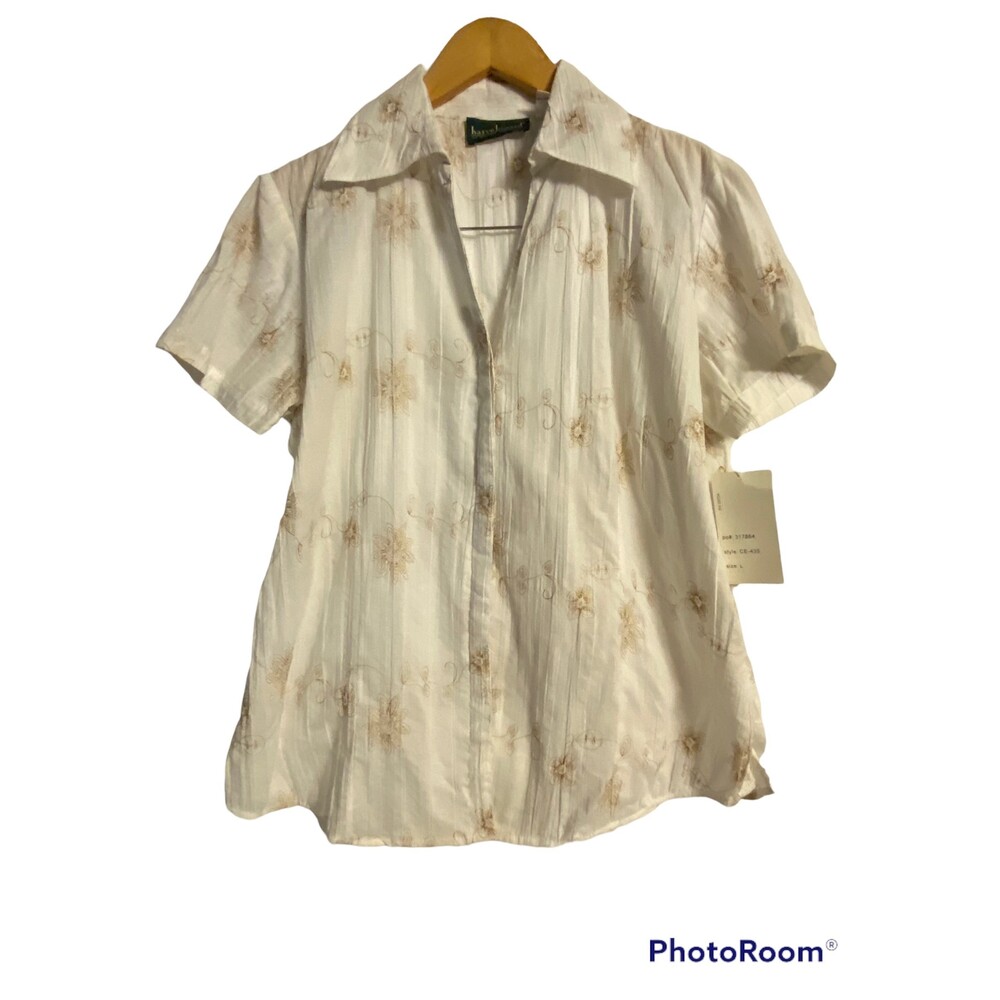NWT harve benard Shirt Large Nice!!!!